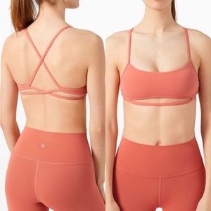 Lululemon Quiet Within Bra Rustic Coral